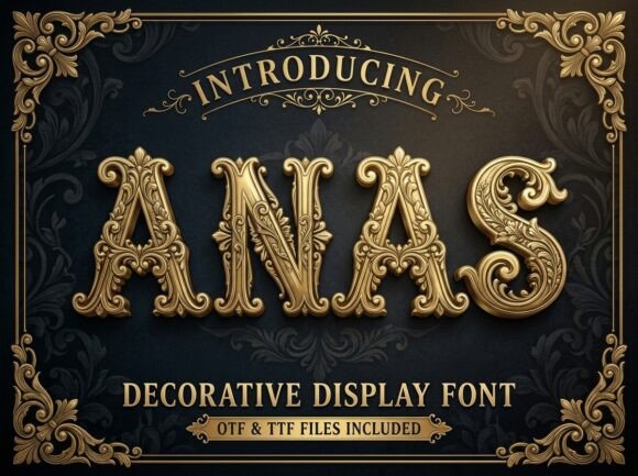 Anas Font Decorativi Font Di lawboomer