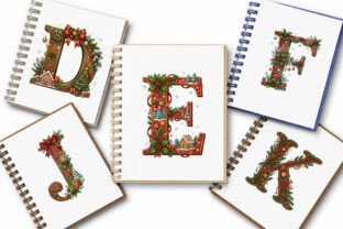 Christmas Alphabet Clipart Bundle Graphic by Creative Print · Creative ...