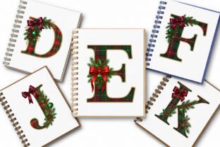 Christmas Alphabet Clipart PNG Bundle Graphic by Creative Print ...