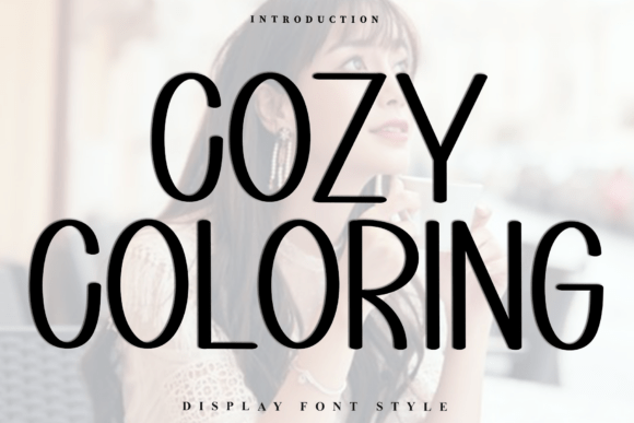 Cozy Coloring Fontes Sans Serif Fonte Por Inermedia STUDIO