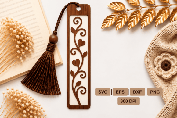 Floral Daisy Bookmark Laser Cut SVG · Creative Fabrica