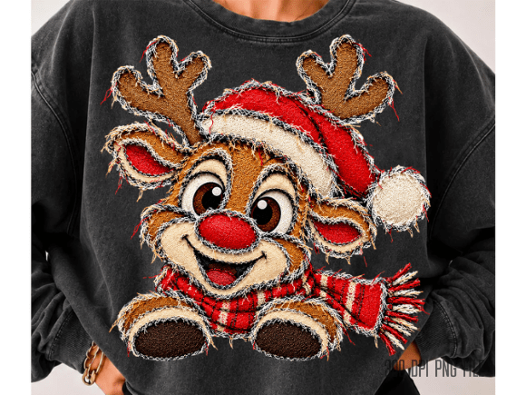 Christmas Tree Faux Ripped Look Torn Png Graphic by Bee.design ...