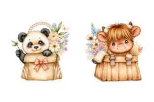 Watercolor Animal Illustration Pack Graphic by KDP TEMPLATES ART ...