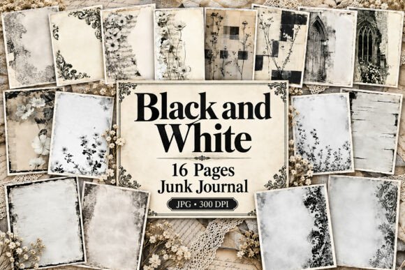 Vintage Lavender Flower Junk Journal Graphic by Paperloom Studio ...