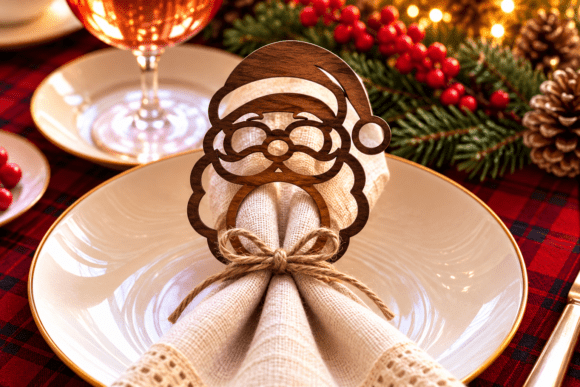 Christmas Napkin Ring Laser Cut laser cut file