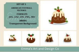 Pudding Drawing/design Christmas Pudding SVG Bundle Graphic by Emma's Art & Design Co ...