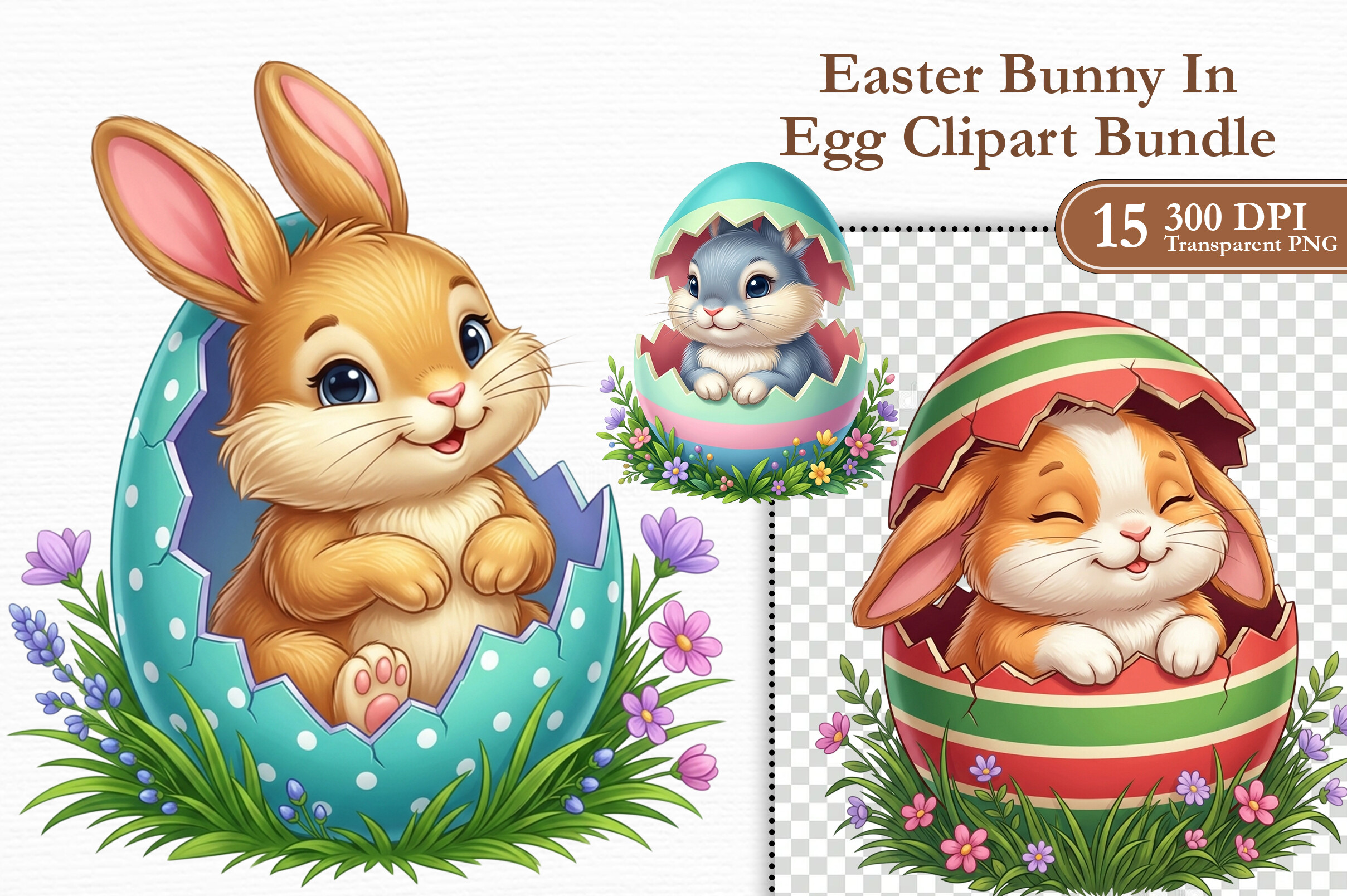 Zone Template Cursive Easter Bunny in Egg Clipart Bundle Graphic by KIDS ZONE · Creative Fabrica