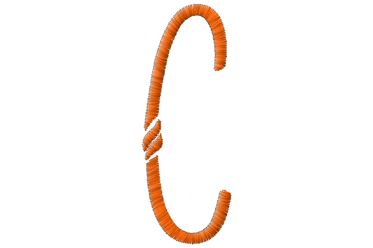 Elegant Letter C Embroidery Design · Creative Fabrica
