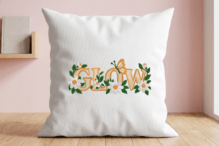 GLOW Floral Butterfly · Creative Fabrica