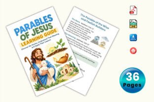 Teaching Parables Parables of Jesus Learning Guide Graphic by KDPLab · Creative Fabrica