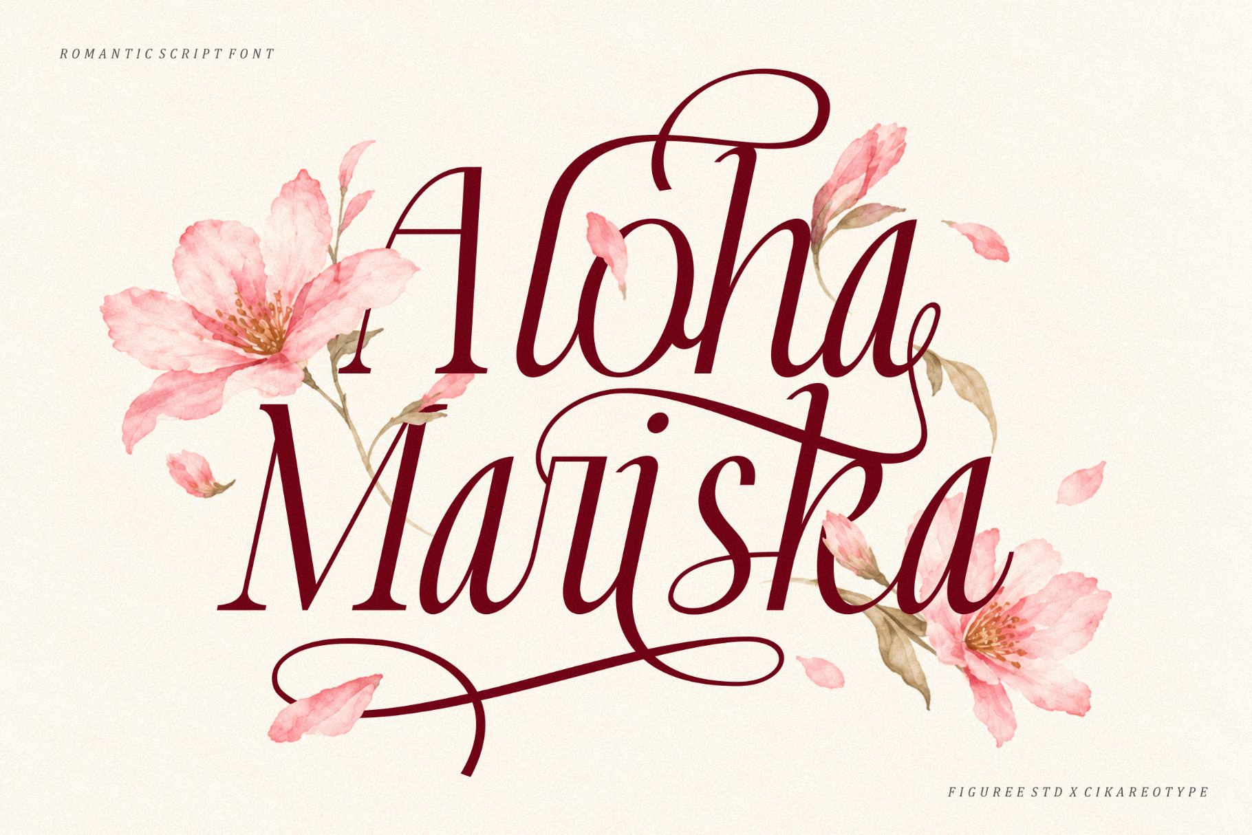 Aloha Marisca Font by sipanji figuree · Creative Fabrica