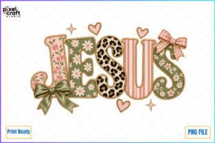 Jesus Patchwork Faith Shirt PNG Design Graphic by PIXEL CRAFT STUDIO ...