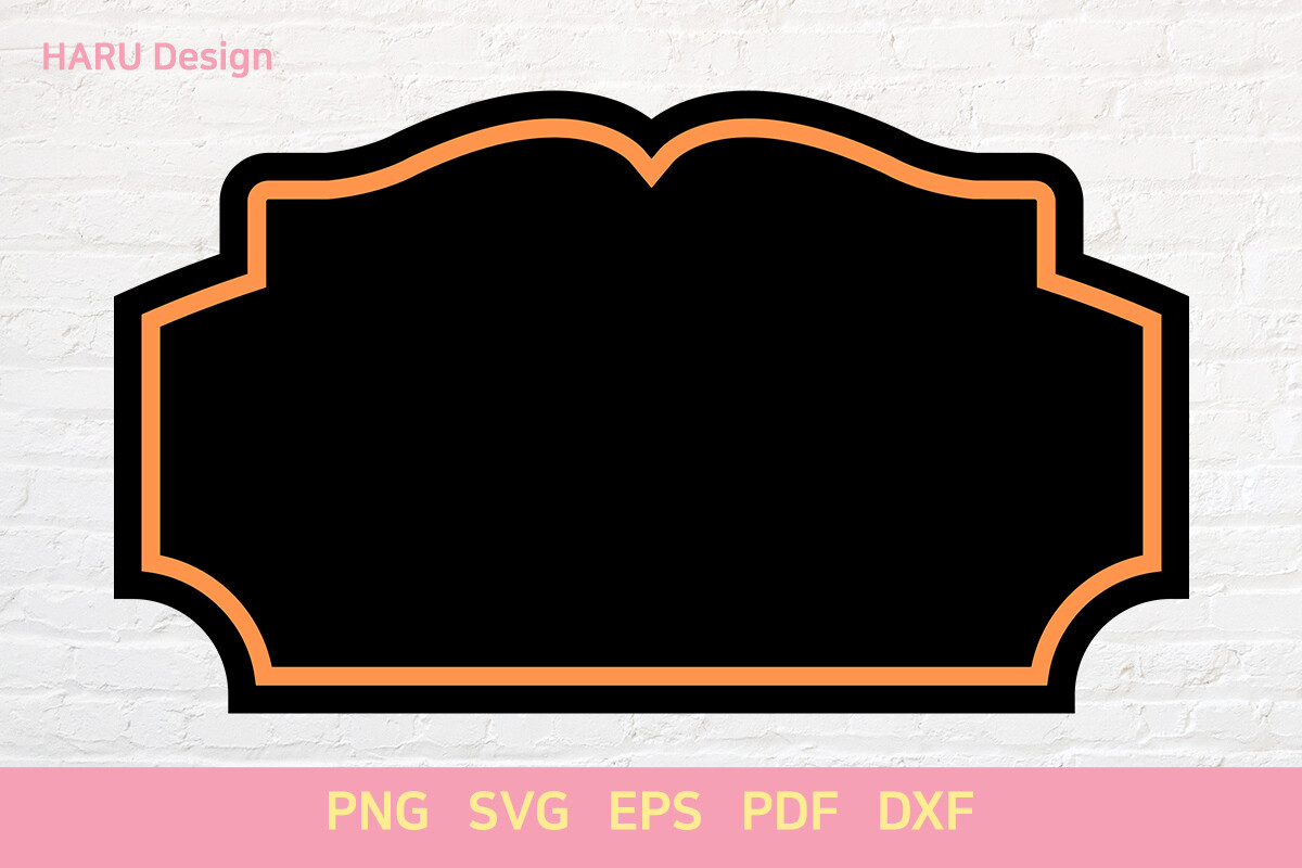 Sign Frame Labels Tags Shapes Laser Graphic by HARUdesign · Creative ...