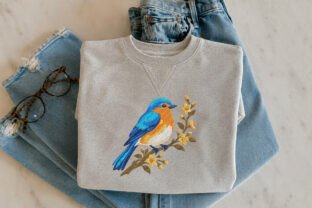 Bluebird Embroidery Design · Creative Fabrica