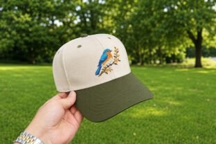 Bluebird Embroidery Design · Creative Fabrica