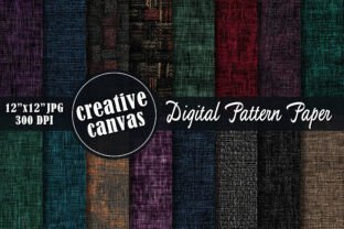 Dark Textured Fabric Seamless Patterns Graphic by Creative Canvas ...