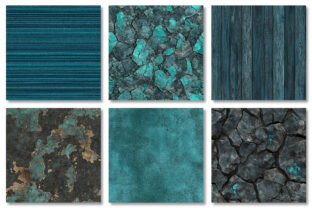 Earthly Paper Texture Deep Teal Earth Texture Digital Paper Graphic by Dream Creation ...