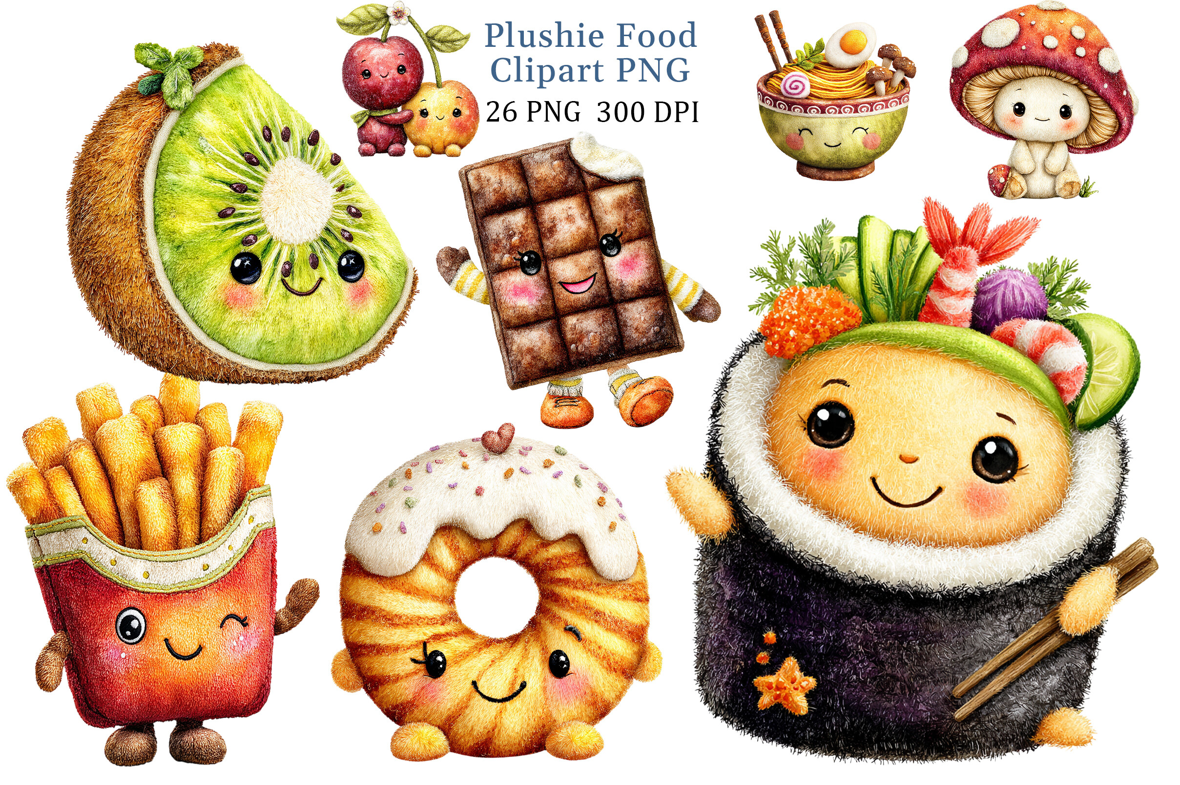 Food Clipart Set Graphic by PRO DESIGN · Creative Fabrica