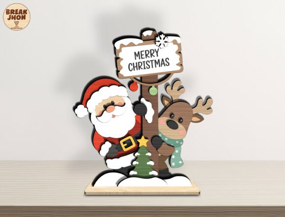 Layered Christmas Nativity Scene SVG laser cut file