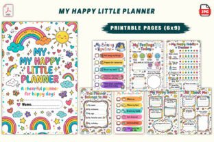 Sample Daily Lesson For Creative Writing My Happy Little Planner Graphic by fixersujon · Creative Fabrica