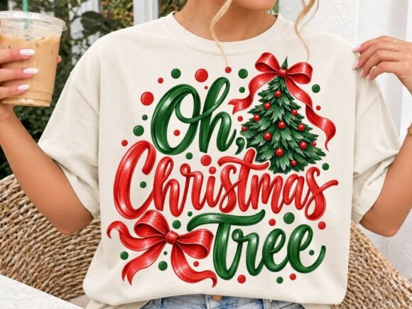 Christmas Lights Bow PNG Shirt Design Graphic by Musera Design ...