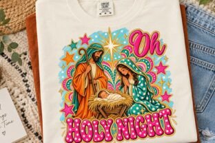 Oh Holy Night Nativity PNG Shirt
