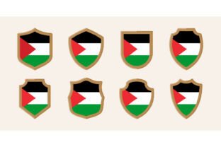 Project Shied Image Palestine Flag Shield Graphic by ARTONIUMW · Creative Fabrica