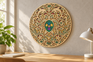 Sea Turtle Ocean Mandala Wall Art · Creative Fabrica