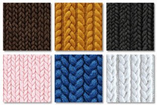 Seamless Knit Texture Pattern Background Graphic by Dream Creation ...