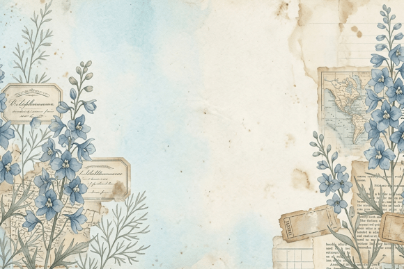 Report Writing Creative Background Vintage Wombat Botanical Junk Journal Graphic by LifePlanStudeo ...