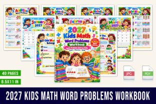 2027 Kids Math Word Problems Workbook Graphic by designmela01 ...