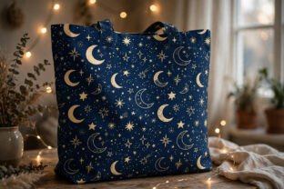 Celestial Moon Seamless Pattern Graphic by Colorway Studio · Creative ...