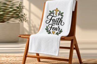 Faith over Fear Embroidery Design · Creative Fabrica