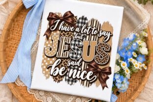 Sublimatiin Jesus Said Be Nice PNG Sublimation Tee Graphic by Designova · Creative ...