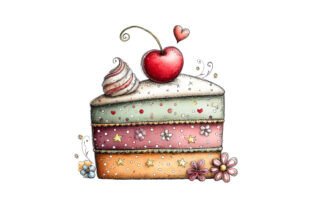 Birthday Elements Watercolor Clipart Set Graphic by PRO DESIGN ...