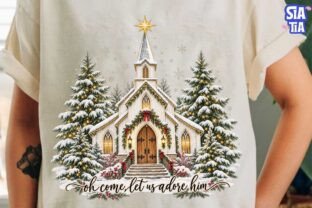 Christmas Church Winter PNG Shirt Design Graphic by siatia · Creative ...