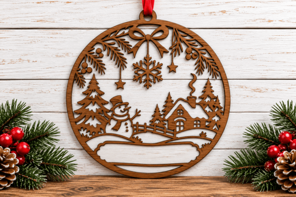 Christmas Decoration Laser Cut File (Design 1) laser cut file