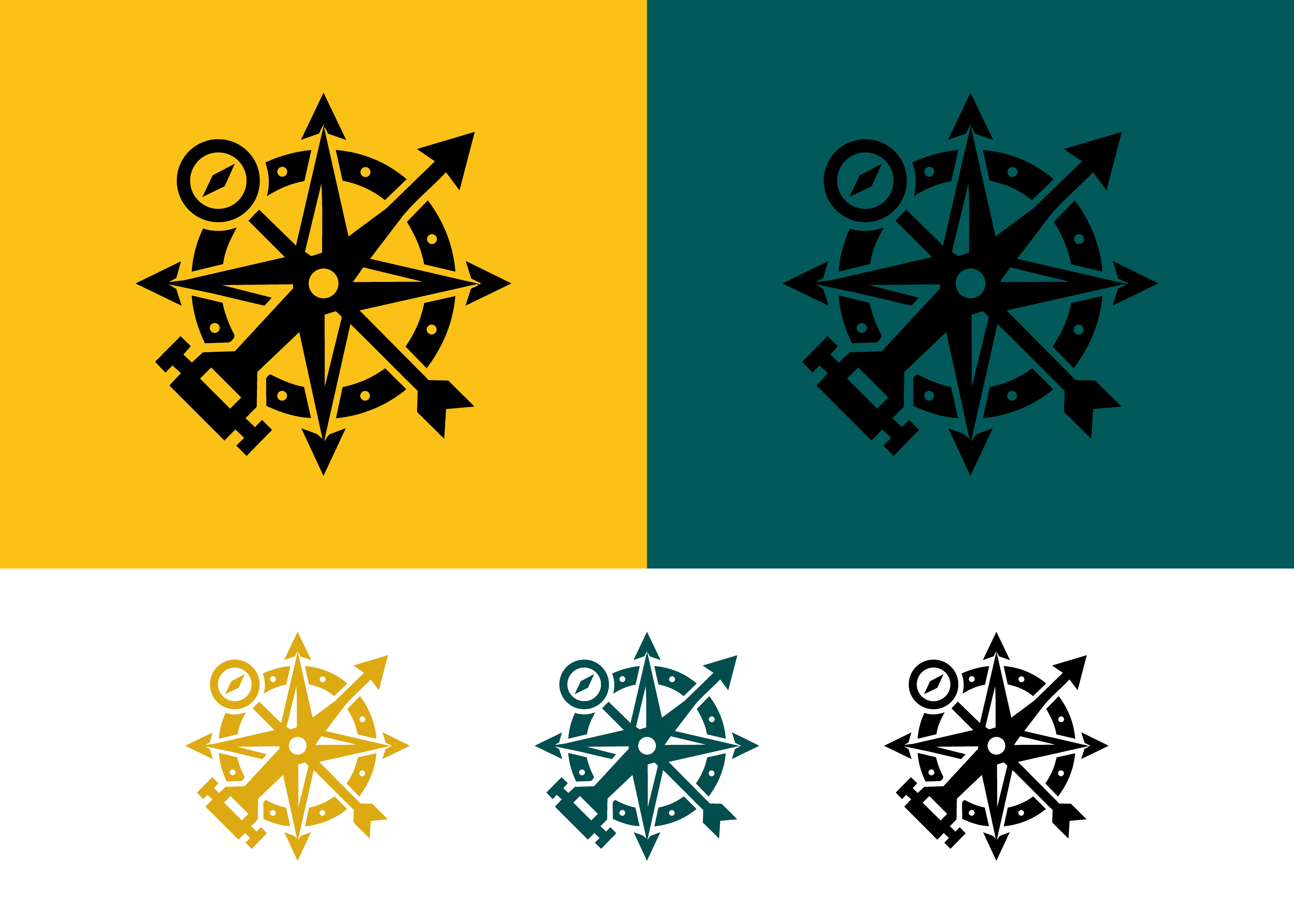 Compass Logo Design Nautical Navigation. Graphic by Platinum Monograms ...