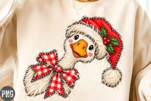 Cute Christmas Goose Patchwork PNG Graphic by PrintReadyTees · Creative ...