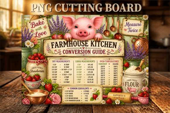 Funny Farm Animals Cow Cutting Board Graphic by AVA DIGITAL · Creative ...