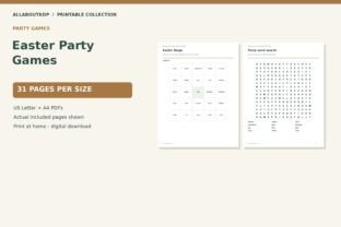 Easter Party Games Graphic by allaboutkdp · Creative Fabrica