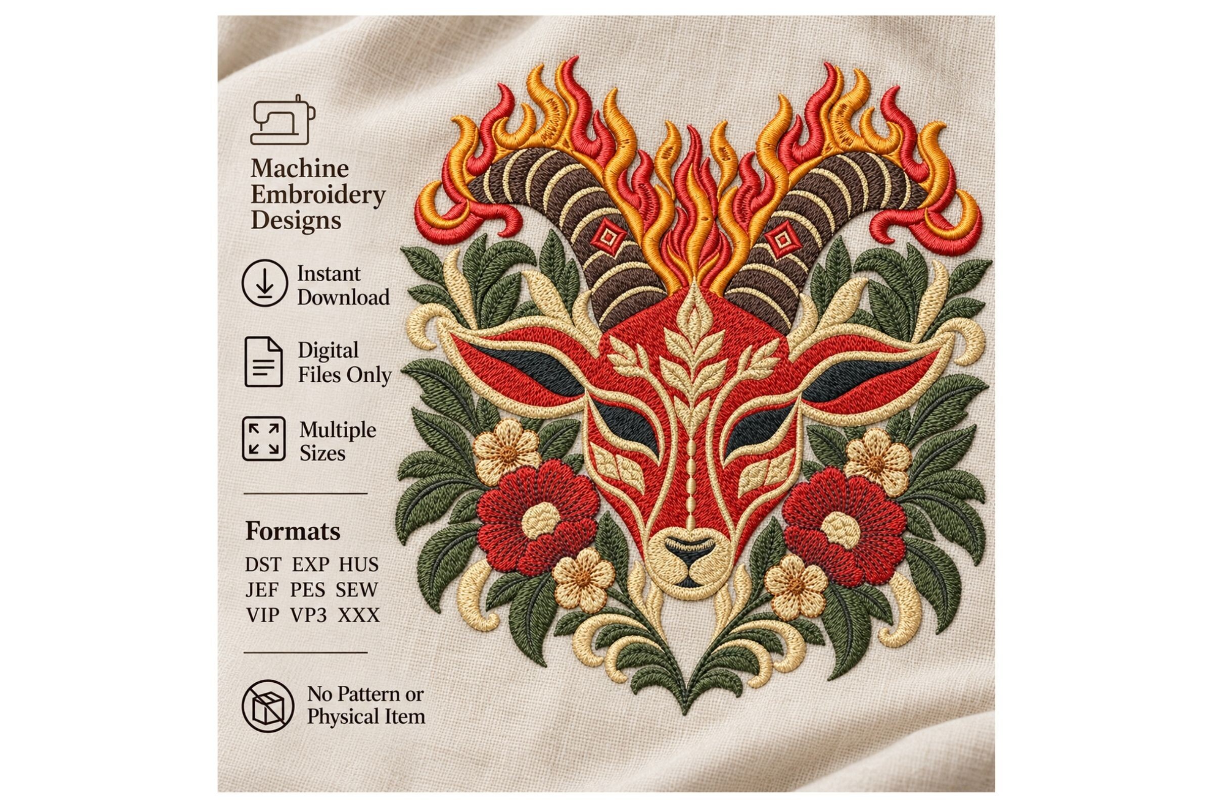 Fire Goat 2027 Chinese Zodiac, Lunar New · Creative Fabrica