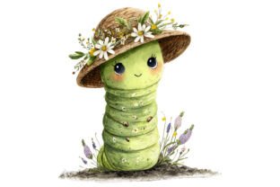 Free Whimsical Bug Clipart Design Graphic by designmaster · Creative ...