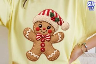 Gingerbread Man Christmas PNG Tee