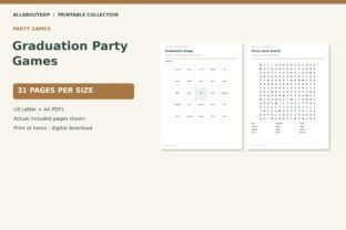 Graduation Party Games Graphic by allaboutkdp · Creative Fabrica