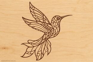 Staind Glass Vector Hummingbird Stained Glass Outline · Creative Fabrica