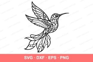 Staind Glass Vector Hummingbird Stained Glass Outline · Creative Fabrica