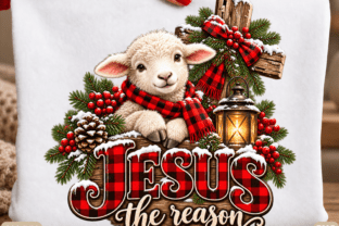 Rustic Nativity Background Jesus is the Reason Horse Christmas PNG Graphic by The Artistry Hub ...