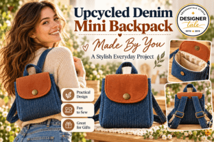 Mini Backpack Sewing Pattern Graphic by designertale · Creative Fabrica