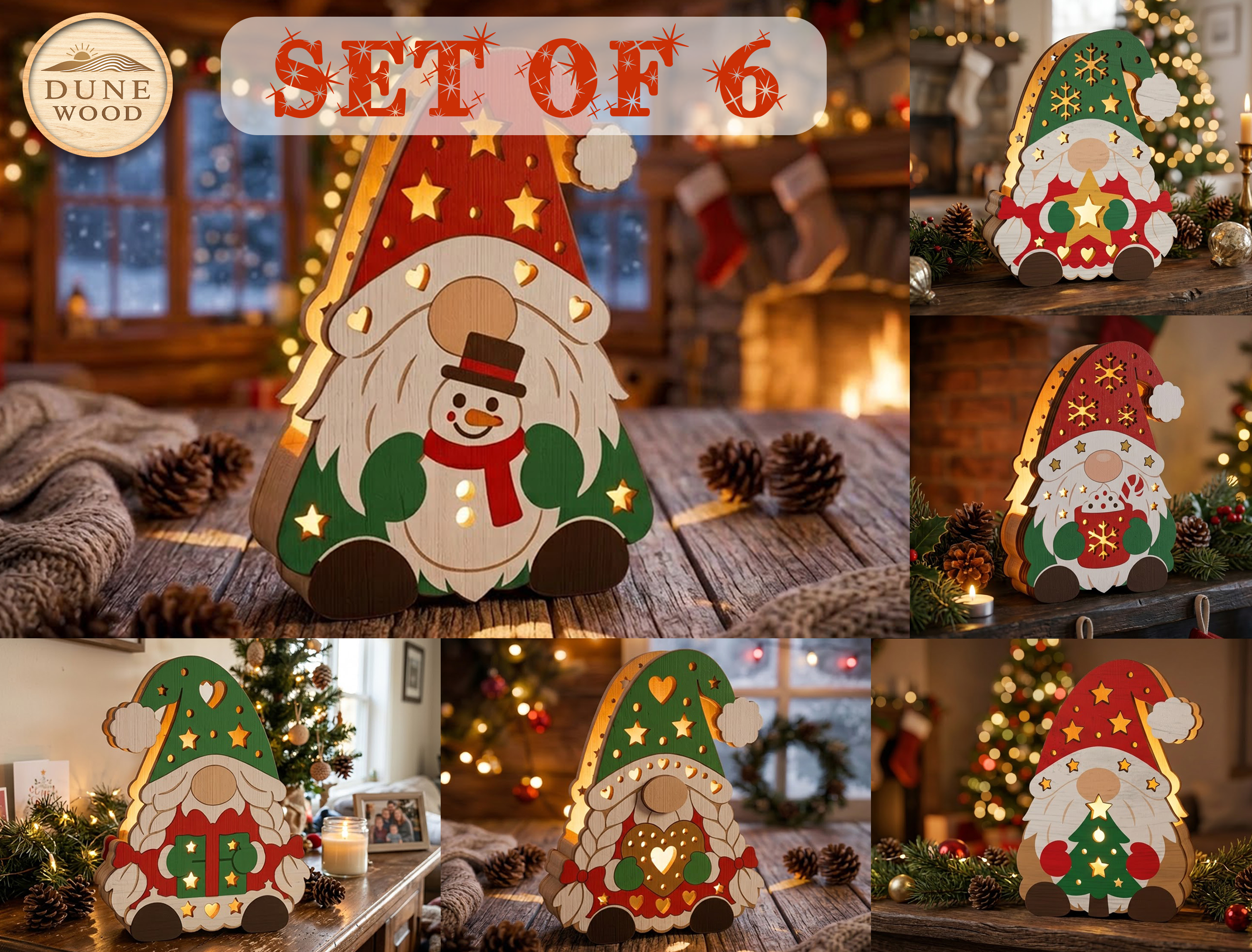 Christmas Gnome Shelf Sitter SVG Bundle · Creative Fabrica